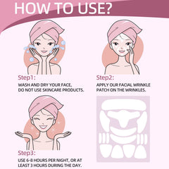 GEIMIY overnight-use patches resting on the face during sleep