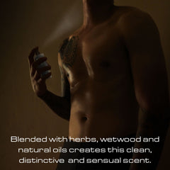 Geir Ness fragrance image hints at travel-friendly styling for modern men.