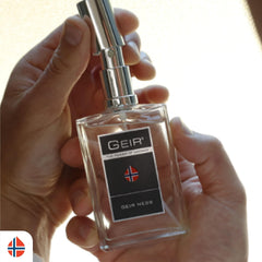 Geir Ness Geir Eau de Parfum Spray for Men neck and chest application suggests freshness