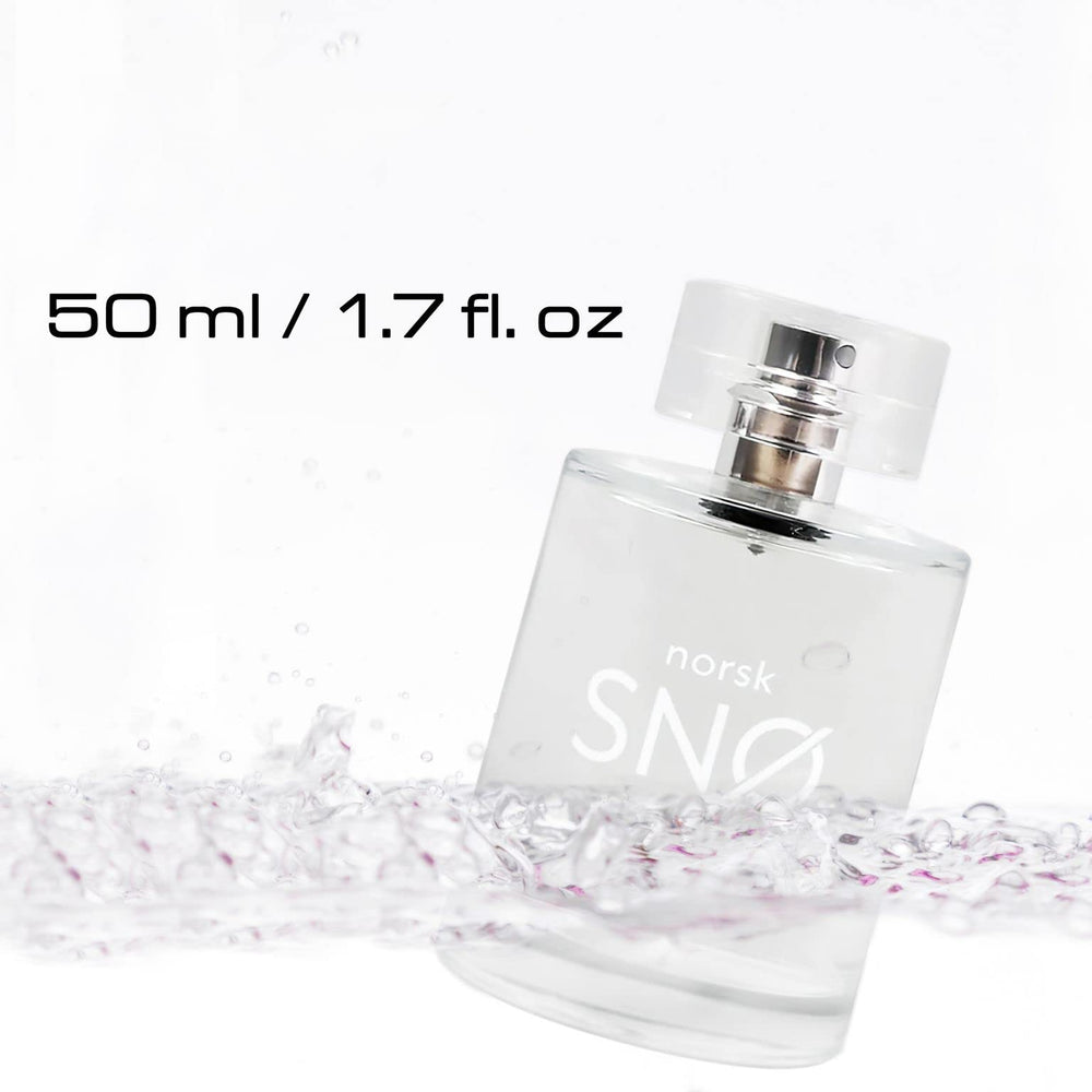 Geir Ness Norsk Snø bottle seen under soft light mood
