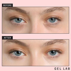 Gel Lab Renew under-eye patches gel texture close-up shows hydration