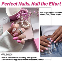 GEL PARTY professional salon and DIY-friendly design supports consistent results.