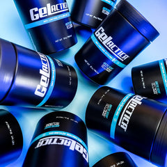 Gelactica Max Control travel-size bottle supports on-the-go grooming.