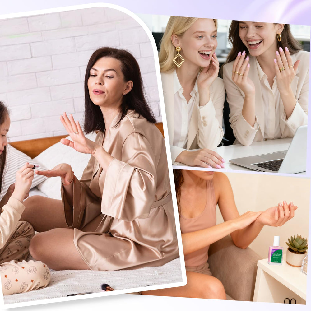 gelike ec compact nail care bottle on vanity for on-the-go care