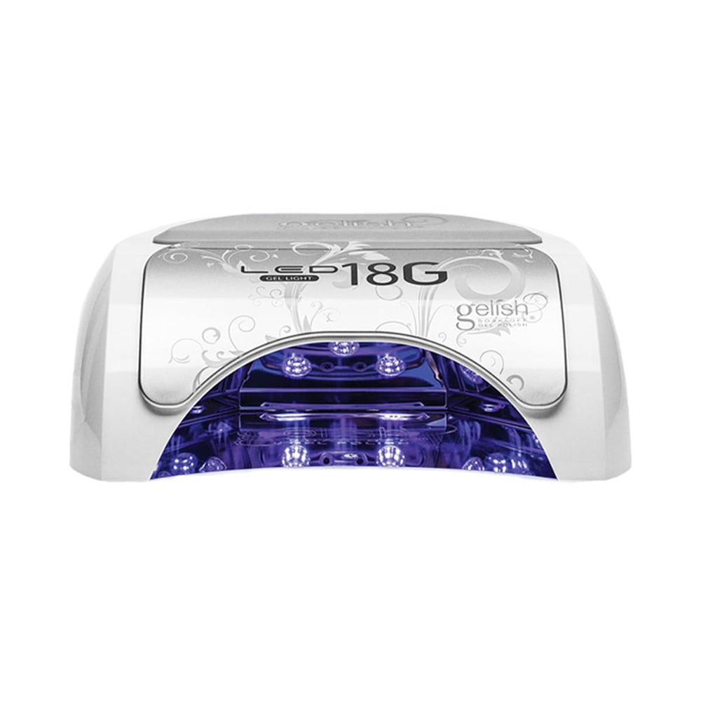 Gelish 18G Classic LED Light in front view, compact and ergonomic for home or salon use.