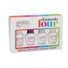 Gelish Fantastic Four Kit packaging shown for comfortable grip during long manicures.