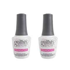 Gelish Harmony bottle-front view, a premium base coat for smooth application and durable results.
