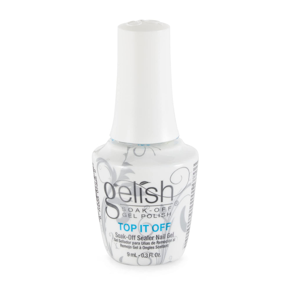 Gelish Mini Terrific Trio at-home manicure setup for easy DIY gel nails.