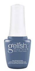 Gelish Mini Test The Waters slate blue polish bottle for salon-quality spring nails
