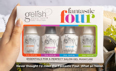 Gelish Nourish Cuticle Oil shown for moisturized, healthy-looking nails.