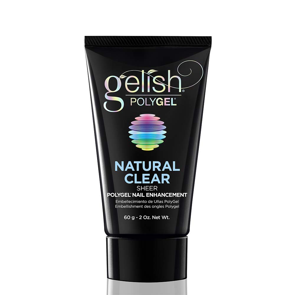 Gelish PolyGel Brand bottle pour enables precise starts for a seamless manicure.