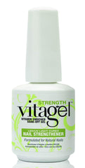 Gelish VitaGel two-pack packshot highlighting vitamins A, B5 & E for nourished nails