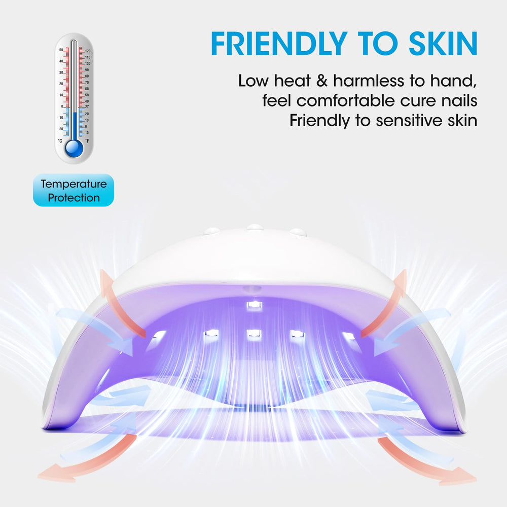 GELLEN 18-beads UV/LED array close-up showing efficient curing.
