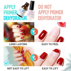 Gellen 240-square nail tips in 12 sizes fit every finger.