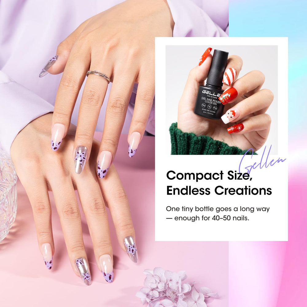 GELLEN cat-eye top coat with magnet enables dimensional designs