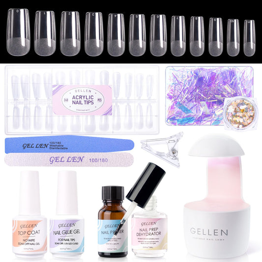 Gellen complete nail kit setup for at-home manicures with professional results.