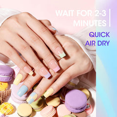 GELLEN step-by-step application visuals showing easy layered coats.
