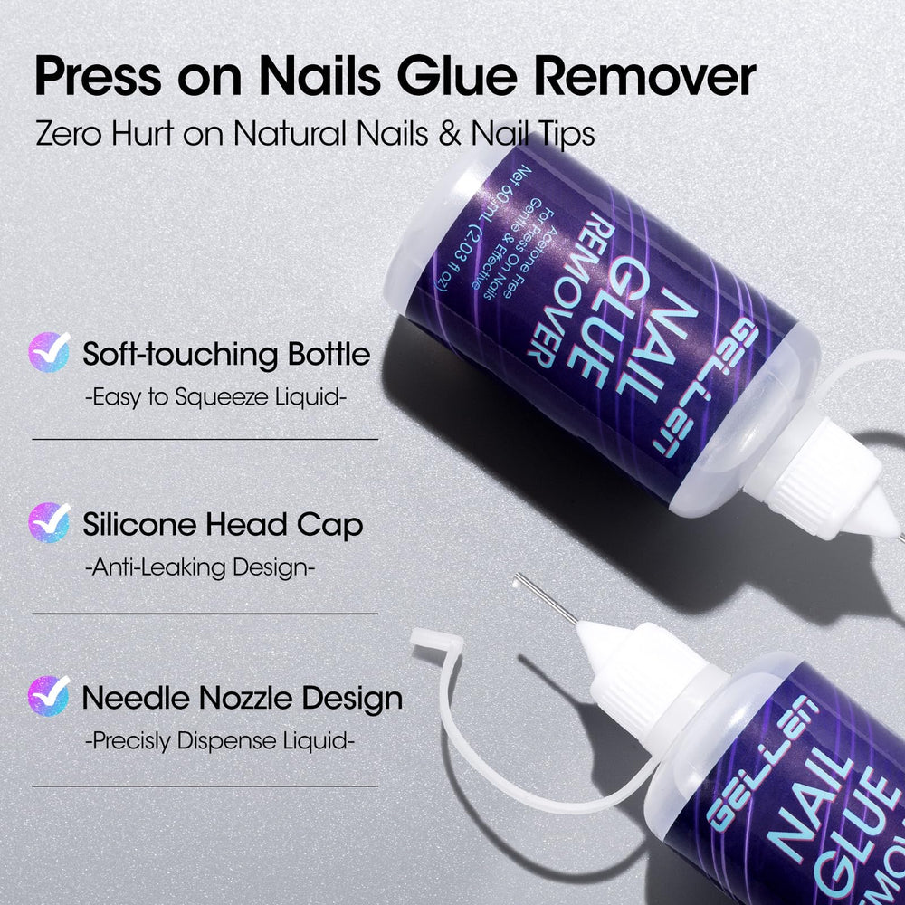 Gellen remover showing needle-cap design for leak-free operation.
