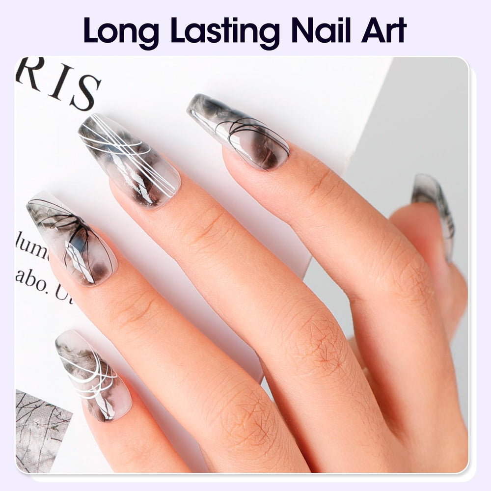 Smooth glide for effortless control during nail art.