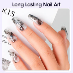 Smooth glide for effortless control during nail art.