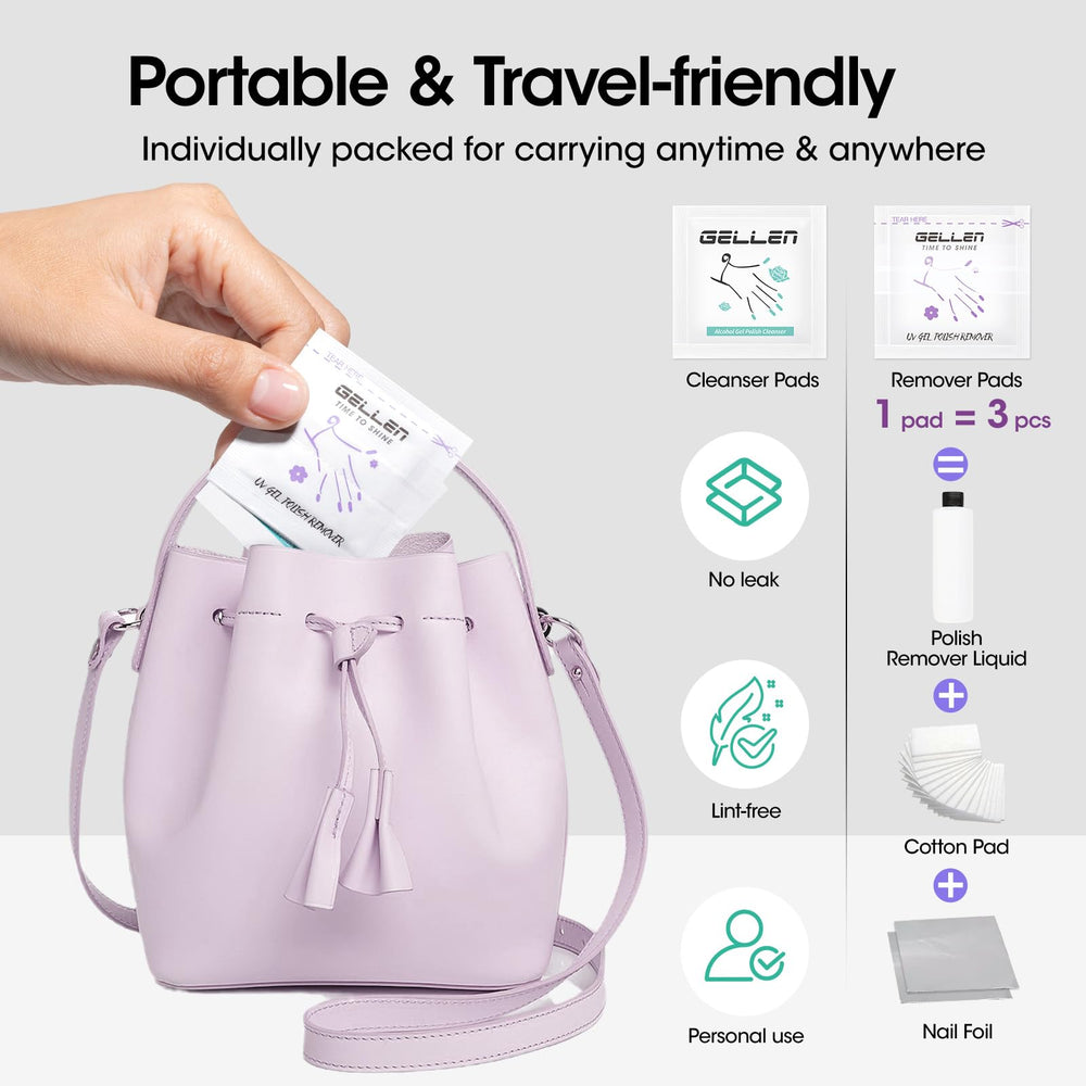 GELLEN travel kit in compact packaging for quick style changes anywhere.