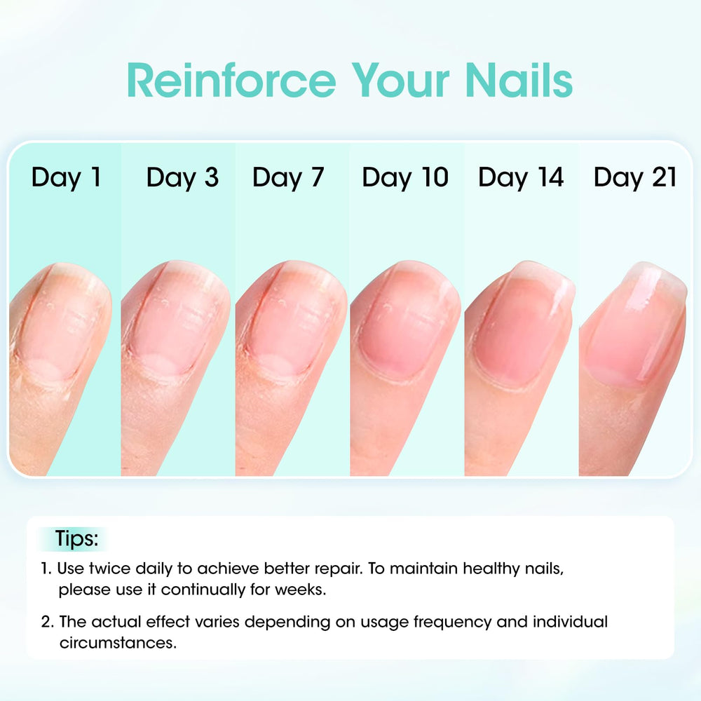GELLEN Unscent Nail Strengthener packaging box beside the bottle