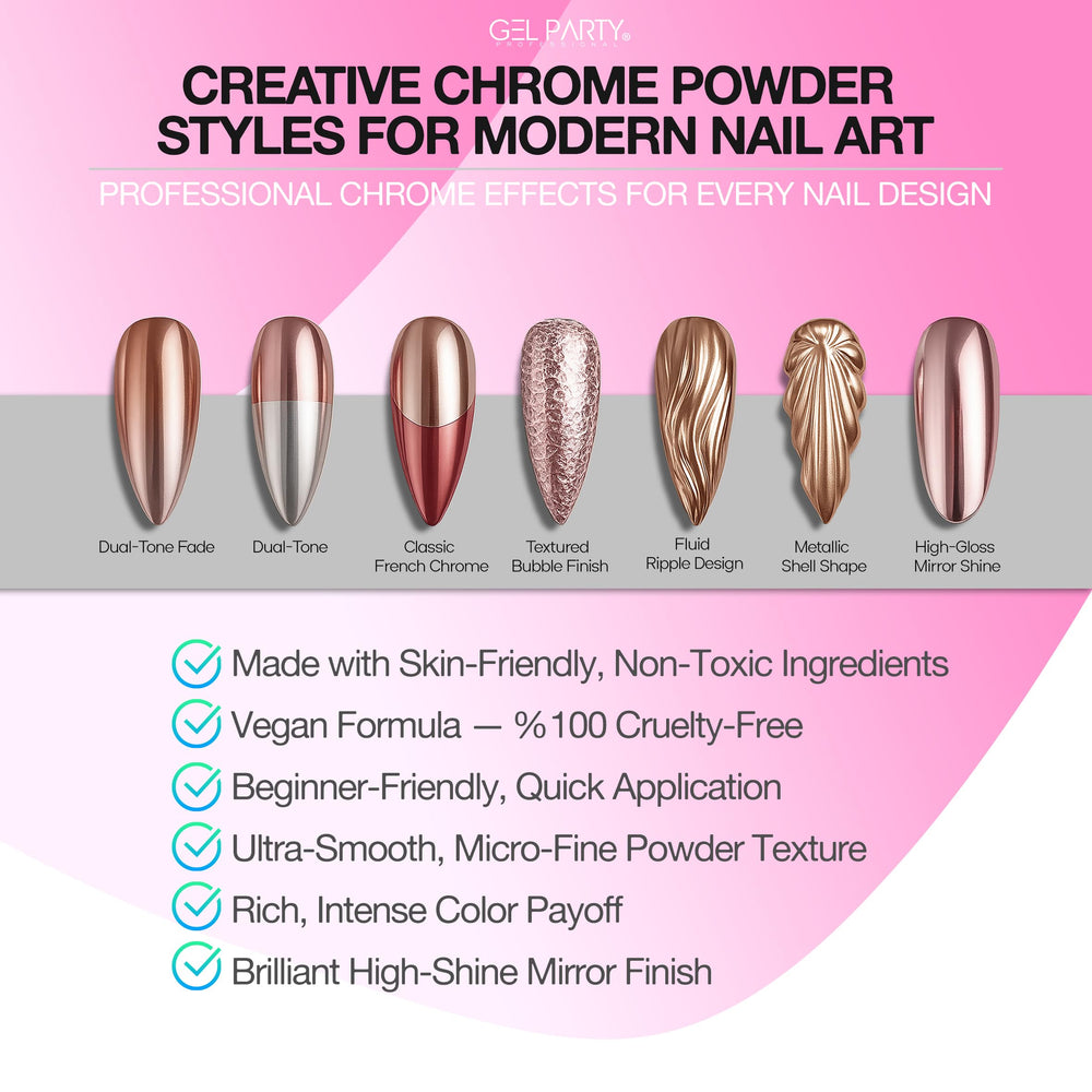 GEL PARTY dual-ended sponge applicators help keep colors pure and contamination-free.