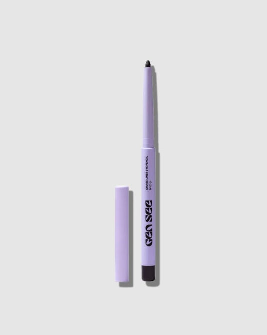 Gen See Cruise Liner Eye Pencil NYC matte jet black for precise, dramatic lines.
