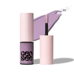 Gen See Orchid 03 mixed media eyeshadow swatch for versatile soft lilac color.