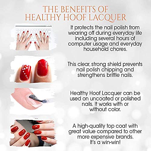 Gena high-gloss top coat swatch highlights bright shine