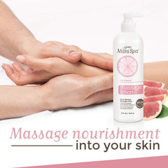 Gena Mani Spa Massage Lotion texture close-up showing lightweight, non-greasy absorption