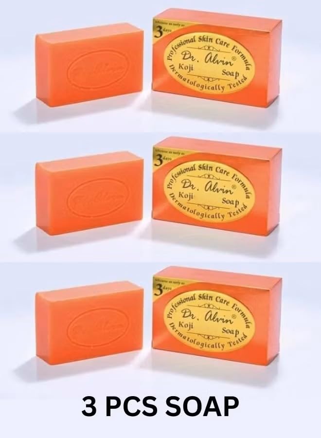 Generic 3 Dr Alvin Soap Bar body cleanse close-up for smooth, refreshed skin.