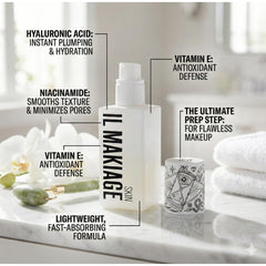 Hyaluronic serum drop demonstrates lightweight, fast-absorbing texture for quick adoption.
