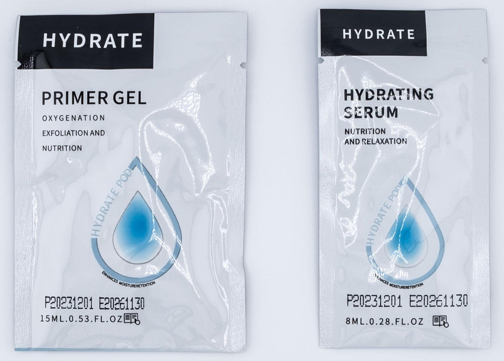 Generic Hydrate Pods Serum After Treatment bottle for post-treatment care.