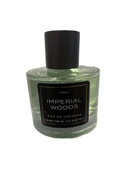 Generic Imperial Woods Eau de Cologne bottle close-up showing long-lasting woody scent for daily wear