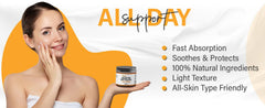 Generic Tallow Face Moisturizer creamy texture absorbs quickly into skin.