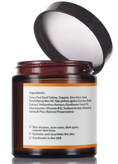 Generic Tallow Face Moisturizer recyclable container supports eco-friendly skincare.