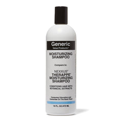 Generic Value Products Moisturizing Shampoo protects hair from sun damage while maintaining moisture.