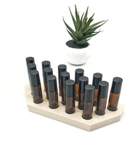 Generic wooden rack close-up highlighting smooth finish and precise hole alignment for easy bottle access.