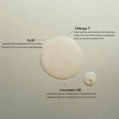 Gente Inc acai coconut natural formula creates a light moisturizing lather.