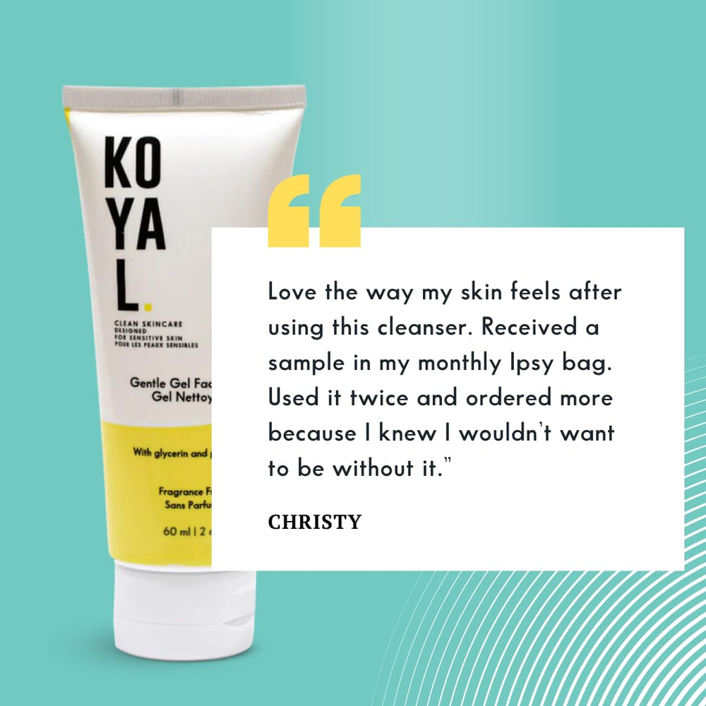 Gentle Gel Face Wash packaging highlights vegan, cruelty-free credentials