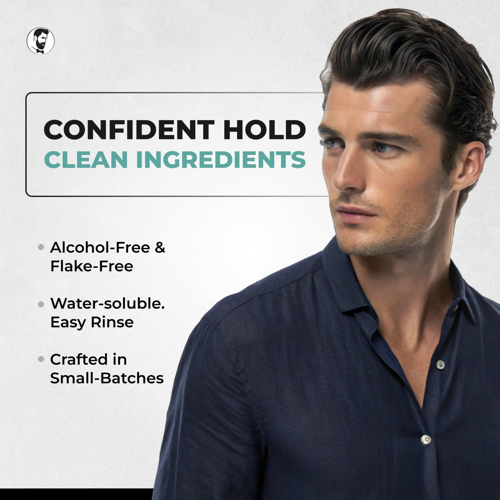 Gentlemen Republic Refined Gel with a high shine finish for a polished look.