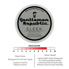 Gentlemen Republic Sleek Paste texture in hands suggests lightweight hold without stiffness