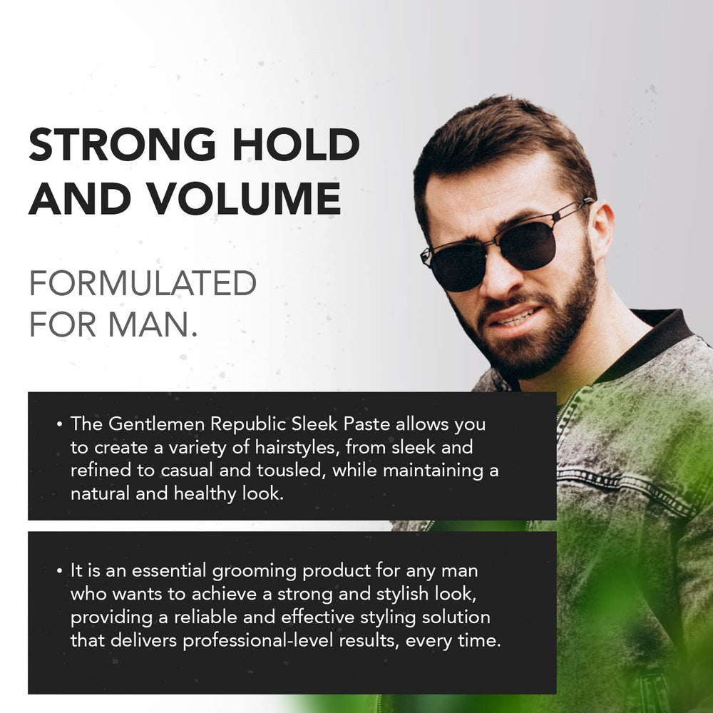 Gentlemen Republic Sleek Paste travel-size pack illustrates on-the-go styling
