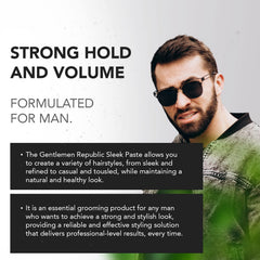 Gentlemen Republic Sleek Paste travel-size pack illustrates on-the-go styling