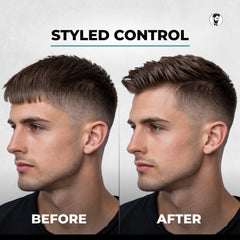 Gentlemen Republic strong-hold gel delivers lasting style with a sleek finish.