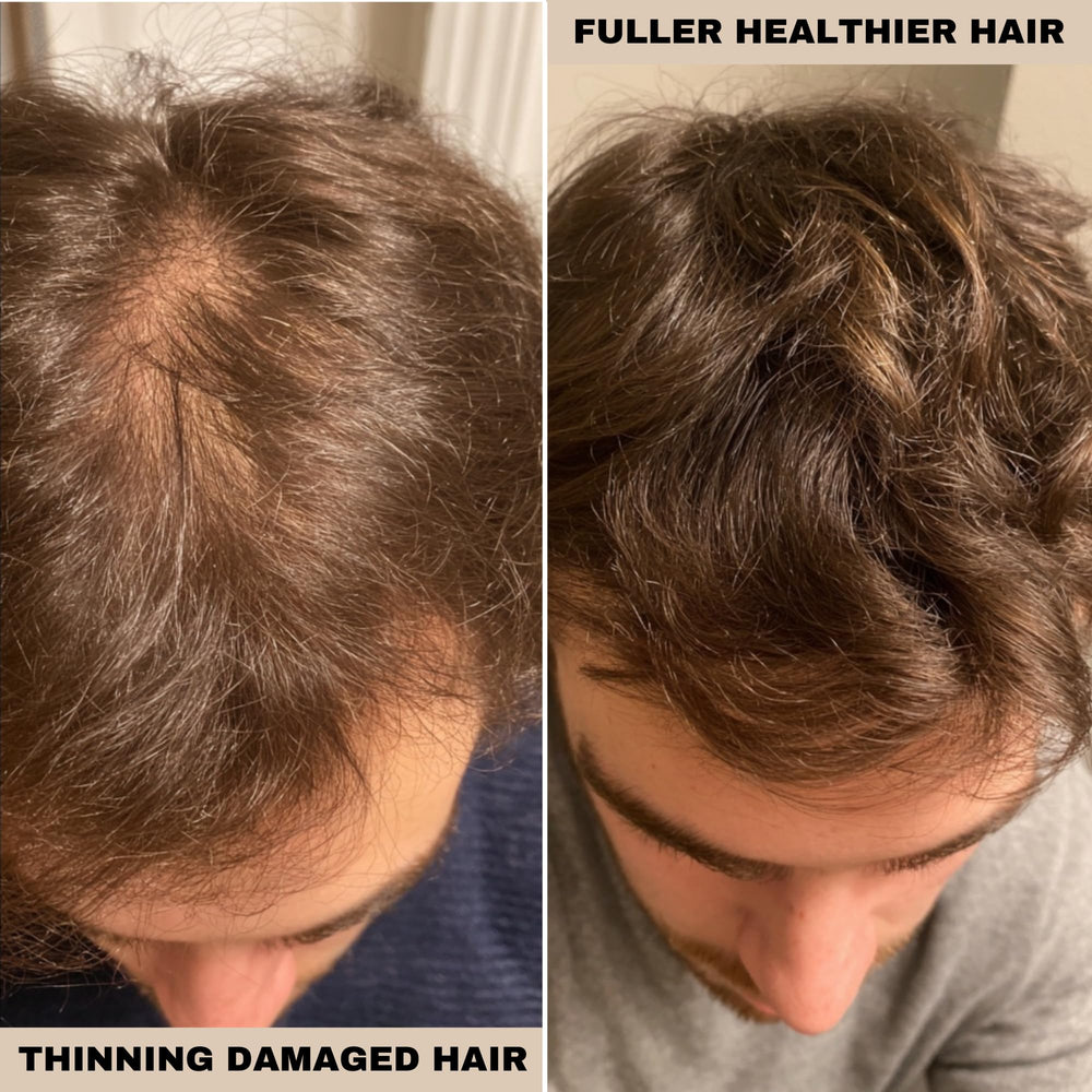 Anti-static formula photo suggesting smoother styling and detangling
