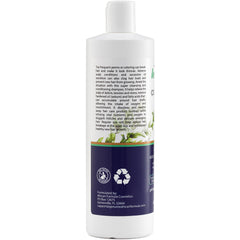 Let-It-Grow Shampoo rich lather demonstrates deep scalp cleansing