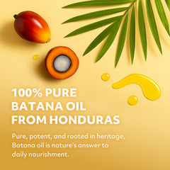 GEO BOUNTY Batana Oil packaging shows 1.7 oz size for travel.