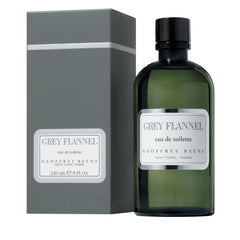 Geoffrey Beene Grey Flannel bottle front view for daily wear and confident presence.